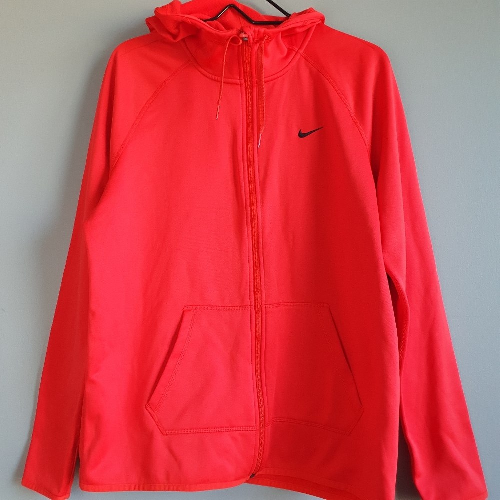 Nike Red Hoodie Sweatshirt Large